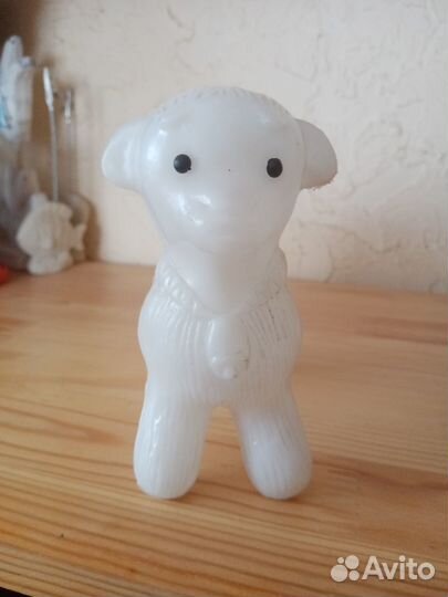 Козленок, козлик СССР пластмассовый, дутыш СССР. И