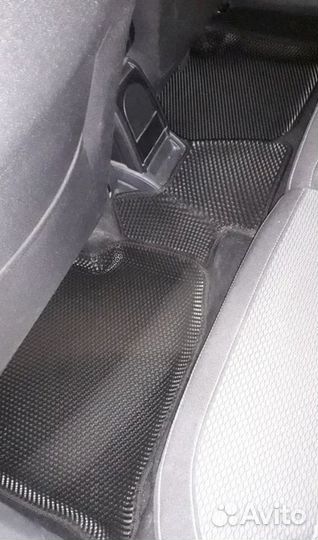 Ева автоковры 3D с бортиками Kandi