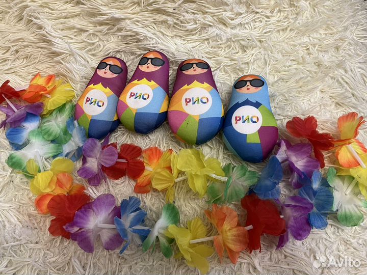 Тульские матрешки ТЦ рио и гавайское ожерелье