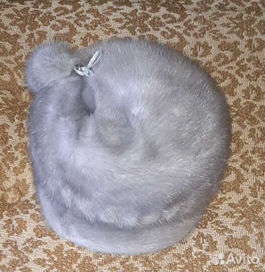 Шапка норковая женская