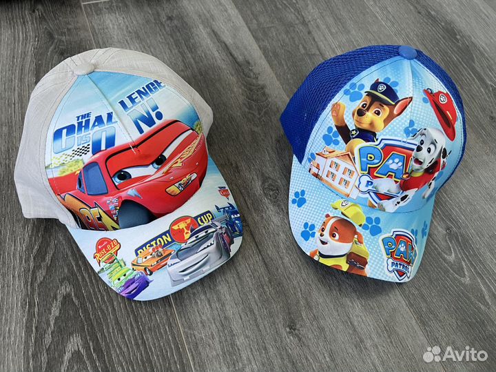 Кепка бейсболка детская новая 2 штуки