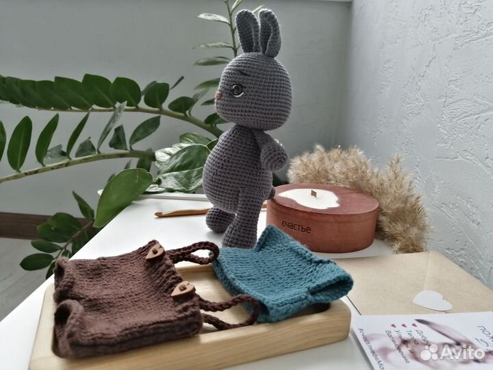 Игрушка зайчик ручная работа