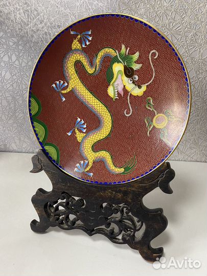 Тарелки клуазоне Китай