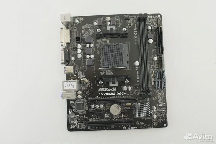 Материнская плата (FM2/FM2+) ASRock FM2A68M-DG3+