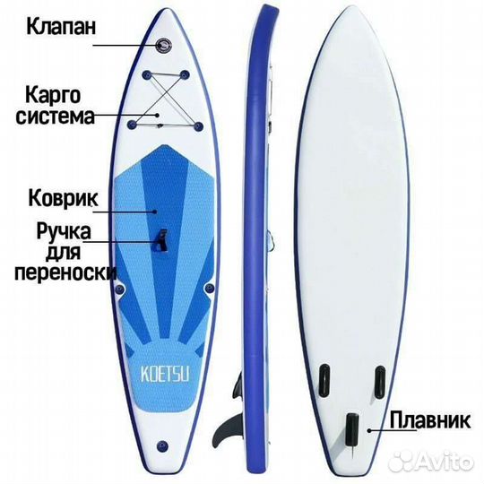 Sup доска koetsu с полным комплектом