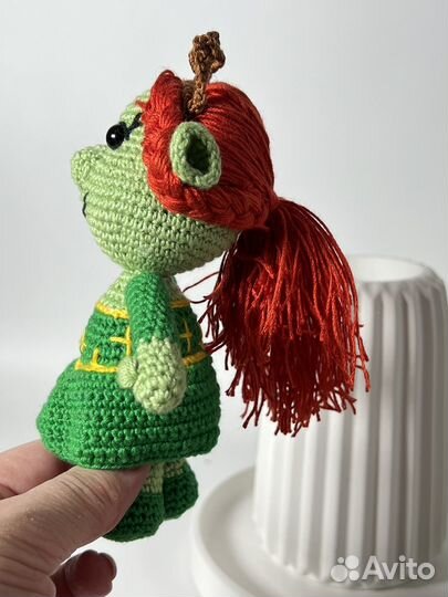 Набор вязаных кукол - Шрек и Фиона