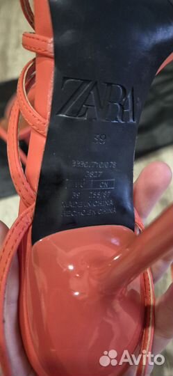 Босоножки женские 39 размер zara