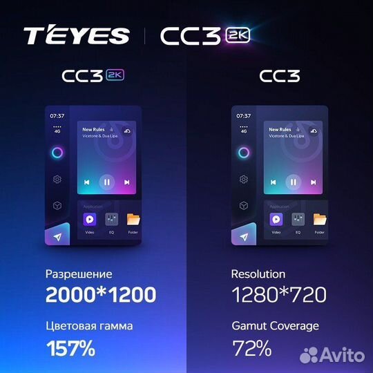 Teyes CC3 2K 4/64 Chevrolet Aveo 2 (2006-2012)