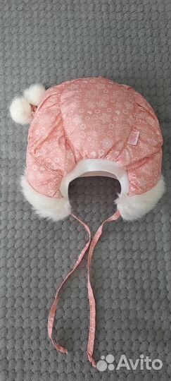 Шапка зимняя для девочки 44 размер