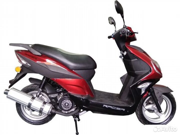 Мопед racer RC50QT-6F flame sport