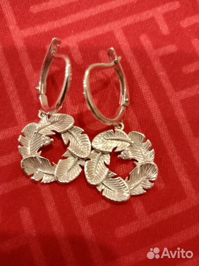 Серьги серебро 925