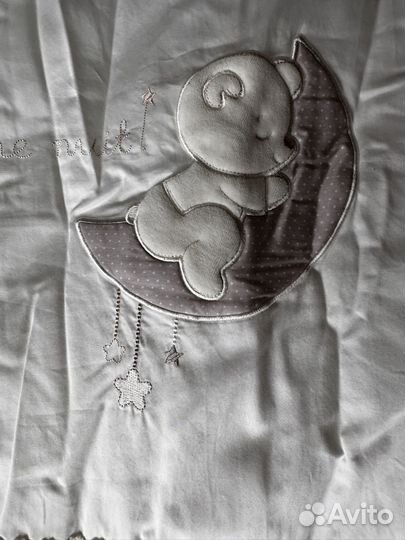 Детское одеяло и подушка в кроватку, пододеяльник