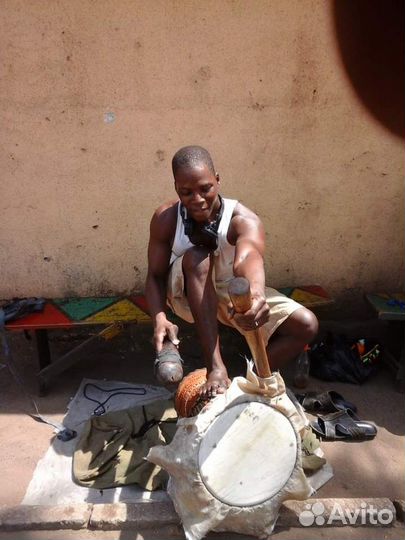 Кожа африканской козы, мембрана на джембе и бубен