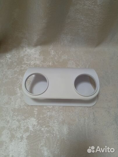 Миска двойная для кошек и собак маленьких пород