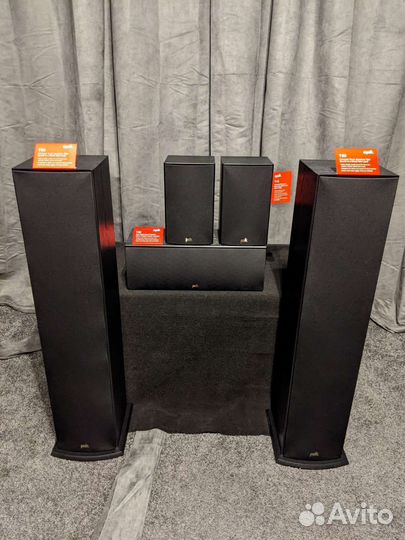 Комплект акустики Polk Audio T50 + T15 + T30