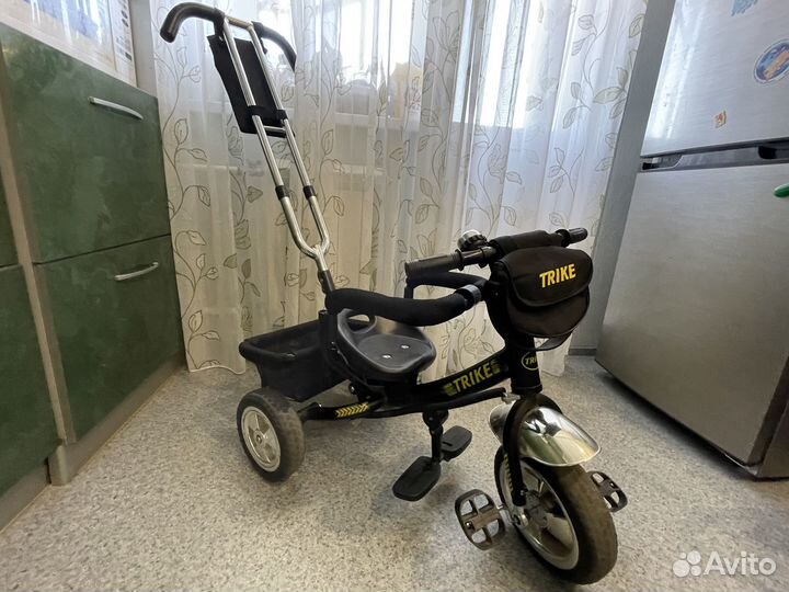 Велосипед детский с ручкой