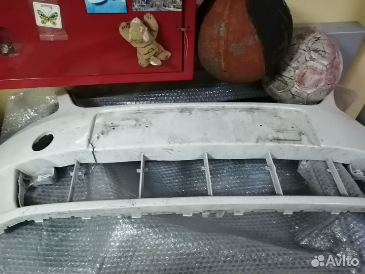 Передний бампер от skoda fabia 2