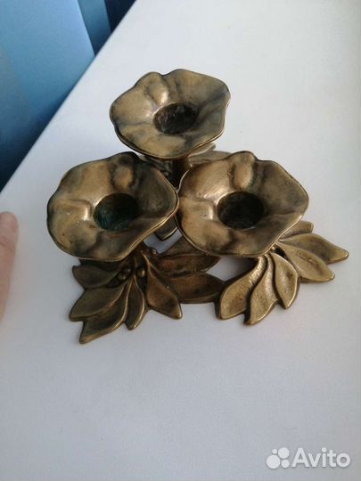 Подсвечник латунь-Португалия