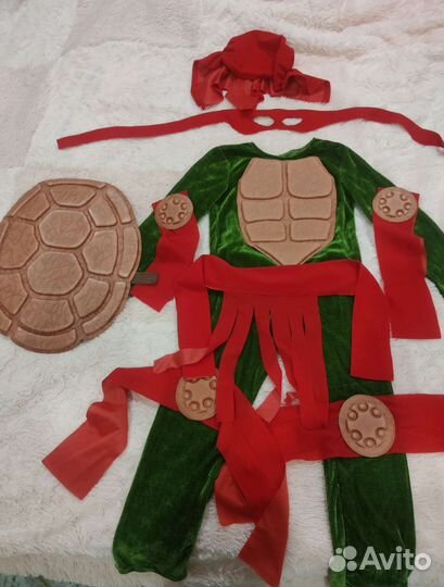 Новогодний костюм для мальчика Черепашки-ниндзя