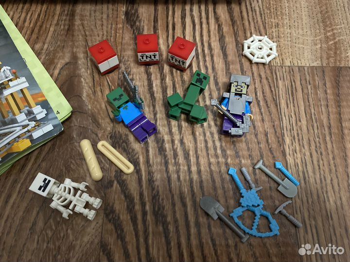 Конструктор майнкрафт лего аналог