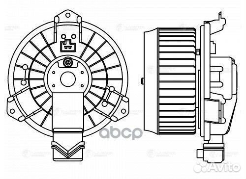 LFH 1905 luzar Э/вентилятор отоп. Toyota Yaris II