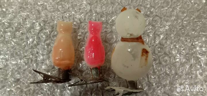 Елочные игрушки на прищепке