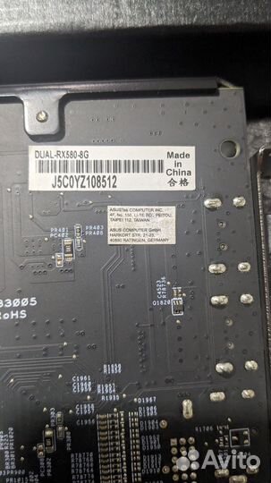 Видеокарта rx580 8gb