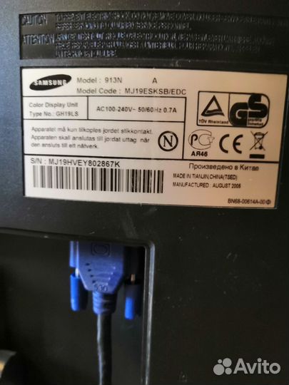 Монитор Samsung syncmaster 913n