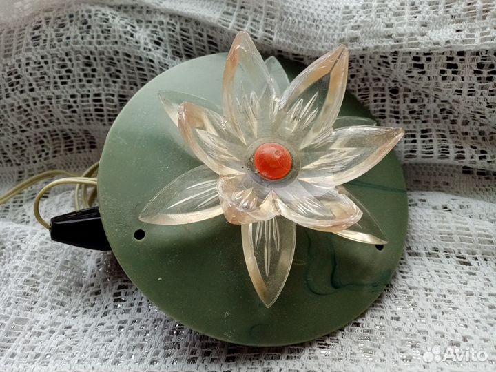Ночник-светильник Лилия (Лотос).СССР