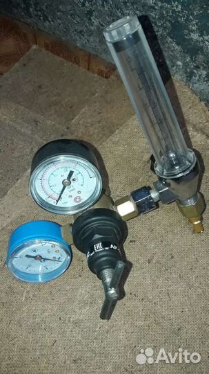 Газовый редуктор для балона аргон/кислород