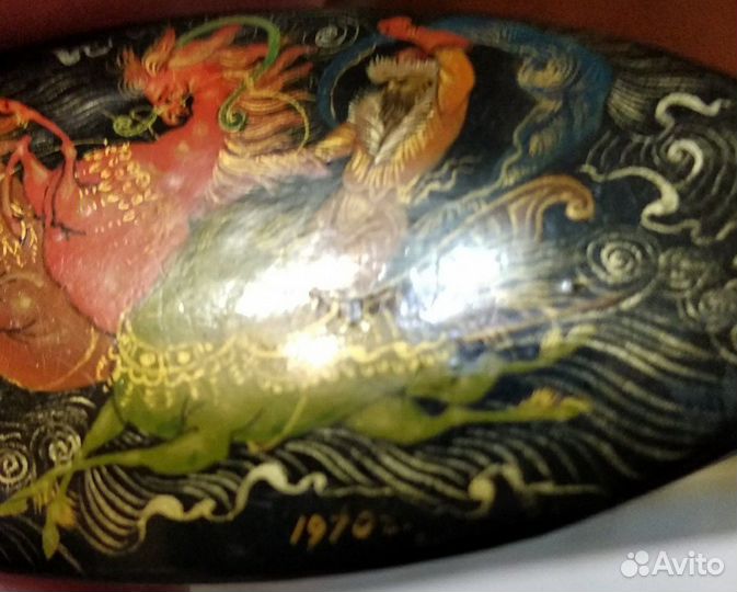 Брошь Палех