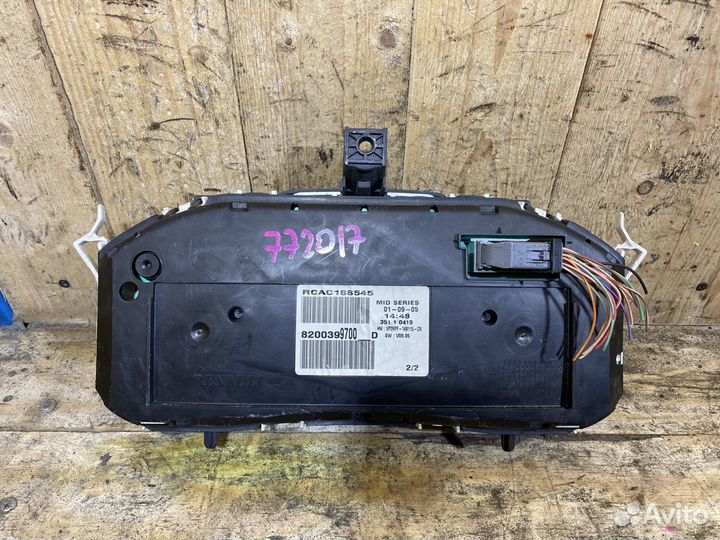 Панель приборов Renault Megane 2 дизель 772017