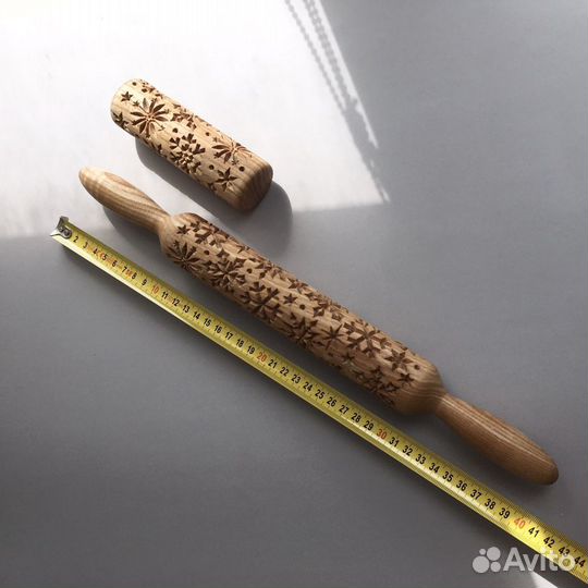 Скалка для пряников 40, 12 см для печенья