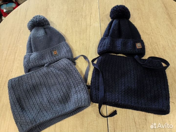 Комплект шапка и снуд