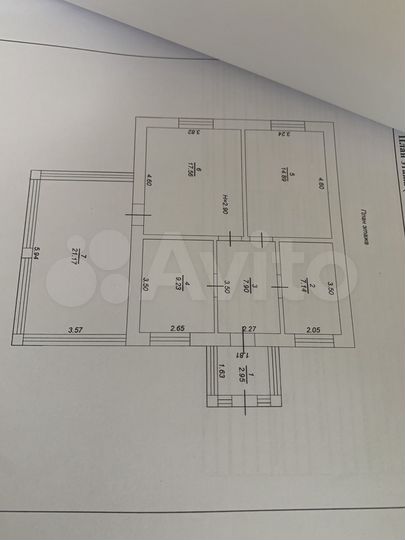 Дом 87,4 м² на участке 12 сот.