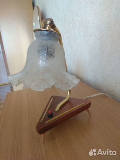Лампа настольная винтаж ГДР 60-е годы