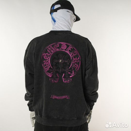 Свитшот Chrome Hearts Black-Pink