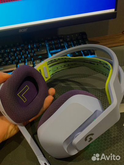 Беспроводные наушники logitech g733