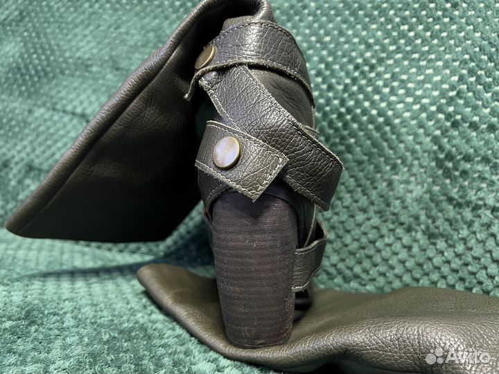 Сапоги из натуральной кожи, размер 35-36