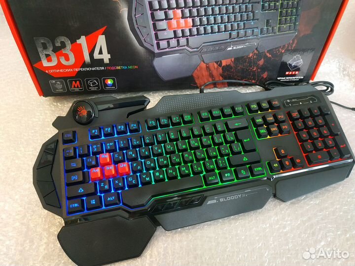 Клавиатура игровая Bloody B314 illuminate