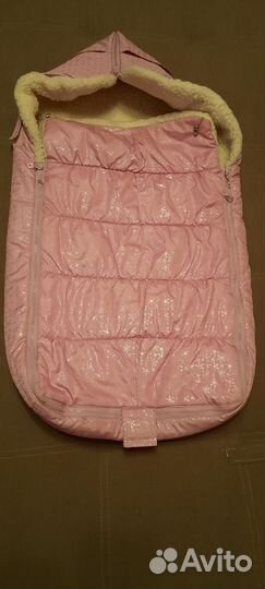 Зимний конверт в прогулочную коляску