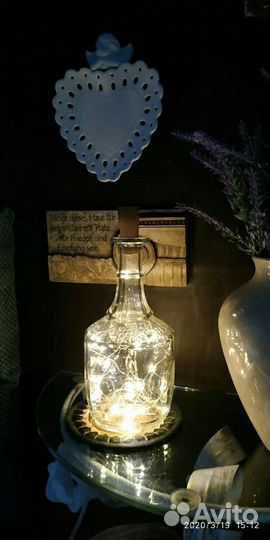 «Бутылка с гирляндой»