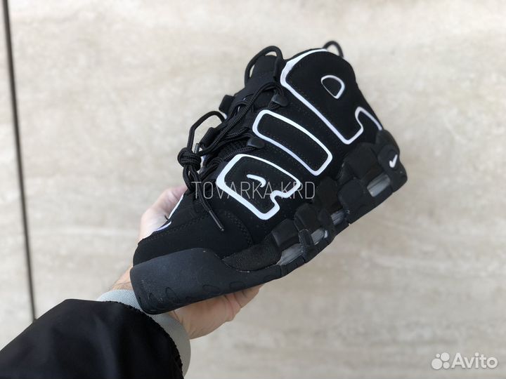 Кроссовки Nike Air More Uptempo Black White