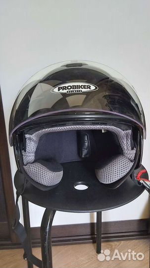 Шлем мотоциклетный черный