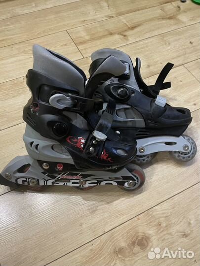 Роликовые коньки детские раздвижные 30-33