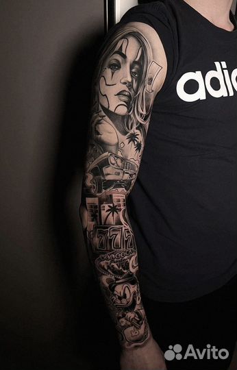 Художественная татуировка в Москве