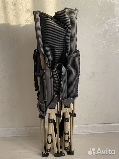 Раскладушка туристическая складная усиленная