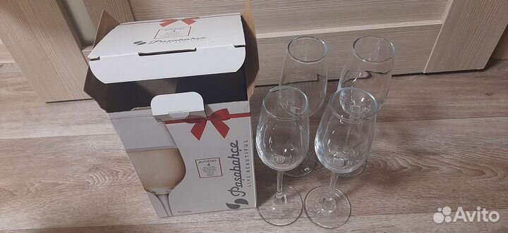 Фужеры для шампанского, 4 шт