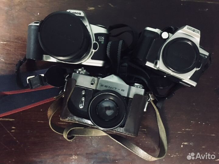 Плёночные фотоаппараты Minolta/Canon/Zenit-в