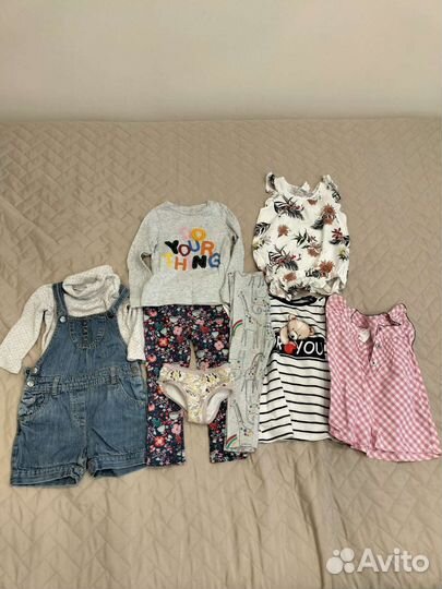 Детские вещи пакетом для девочки 86-92